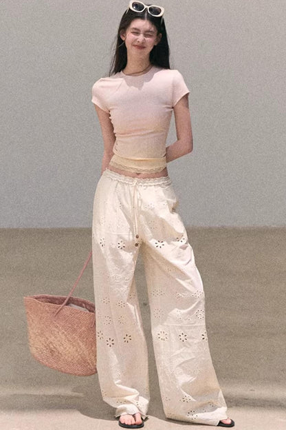 Melody Gradient Lace Top