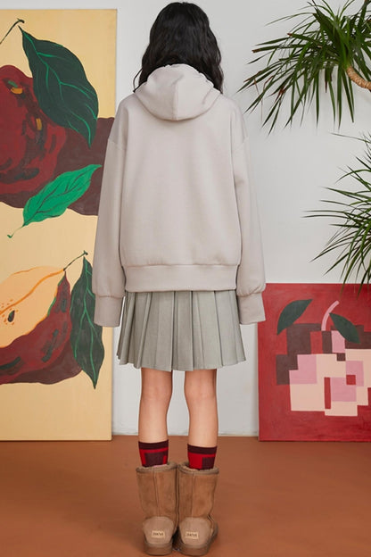 Retro Pixel Apple Hooded Top