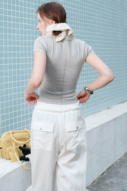 Retro Bowknot Rabbit Top