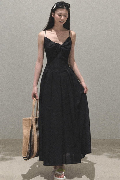 Vintage Ice Linen Camisole Dress