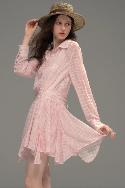 High-Tech Clear Check Dress