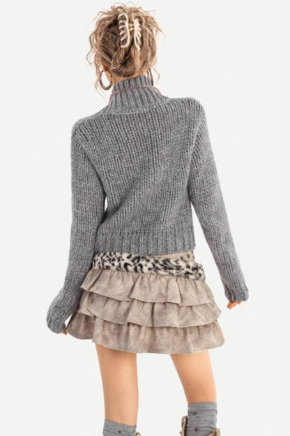 Retro Studded Cake Skirt