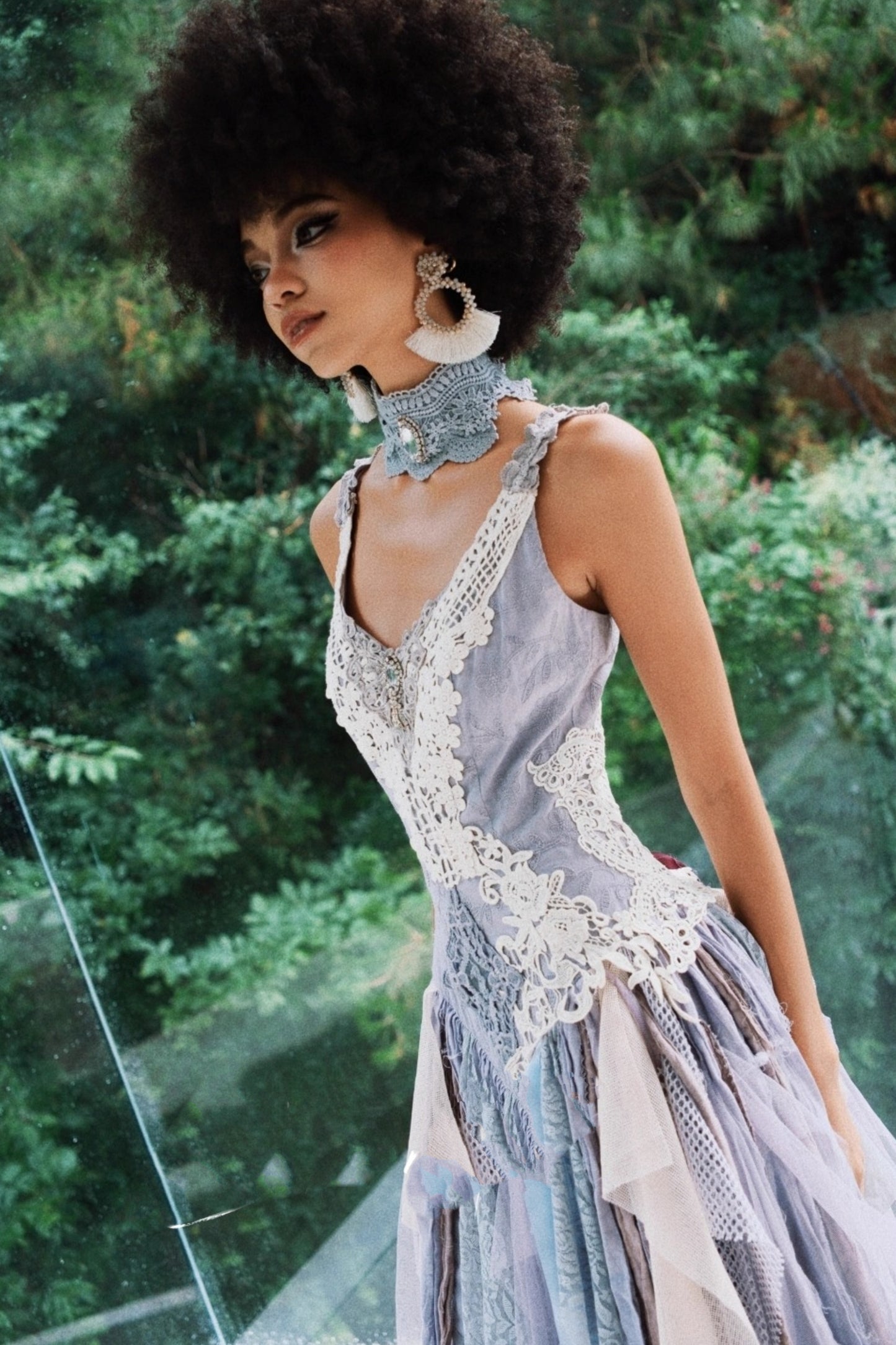 Wandering Wind Purple Dress Set-Up