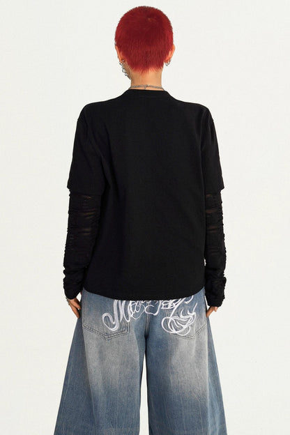 American Hot Girl Cartoon Portrait Sweatshirt