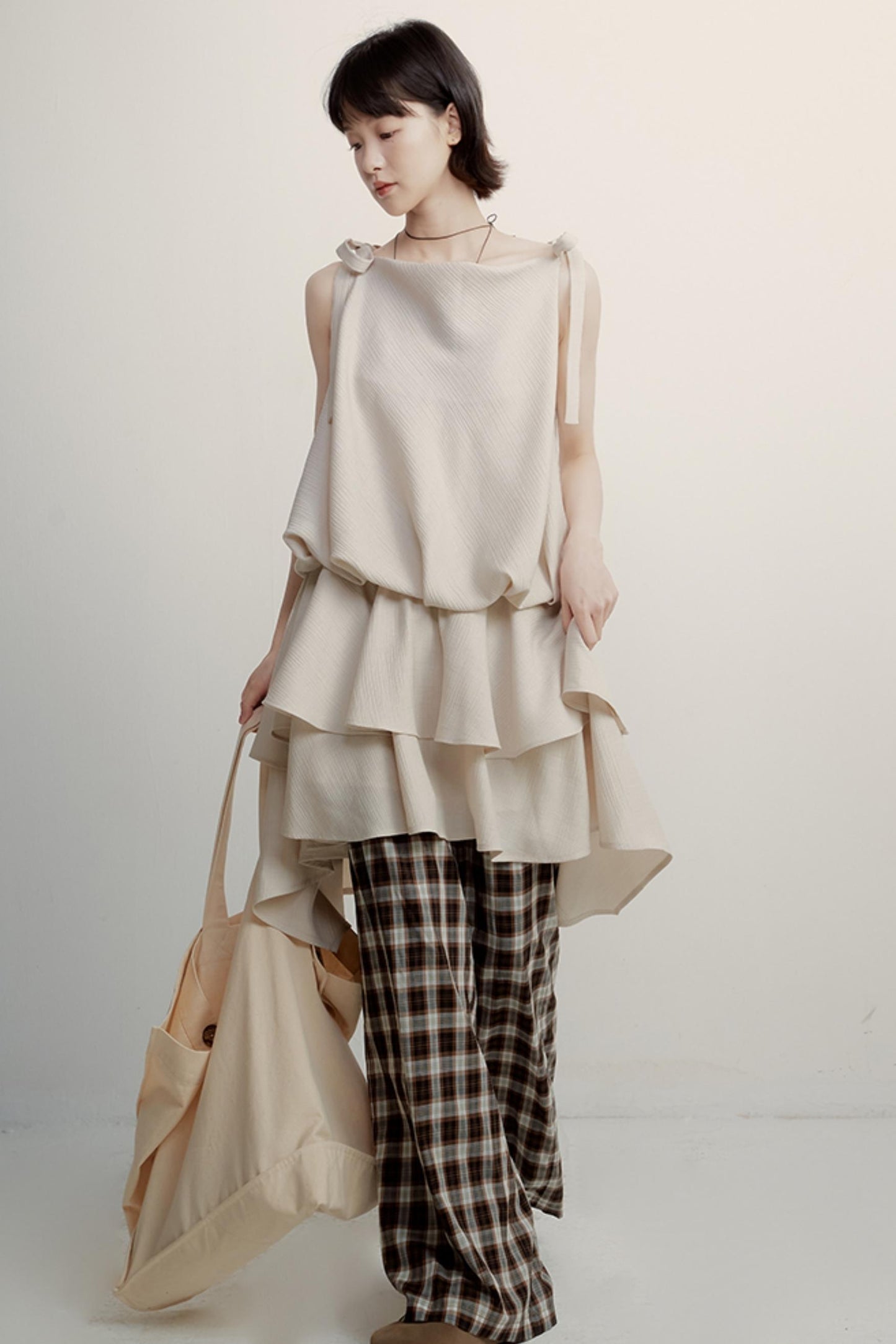 Tramp Geometric Slouchy Pants