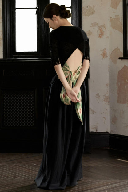 Black Wide-Leg Pants