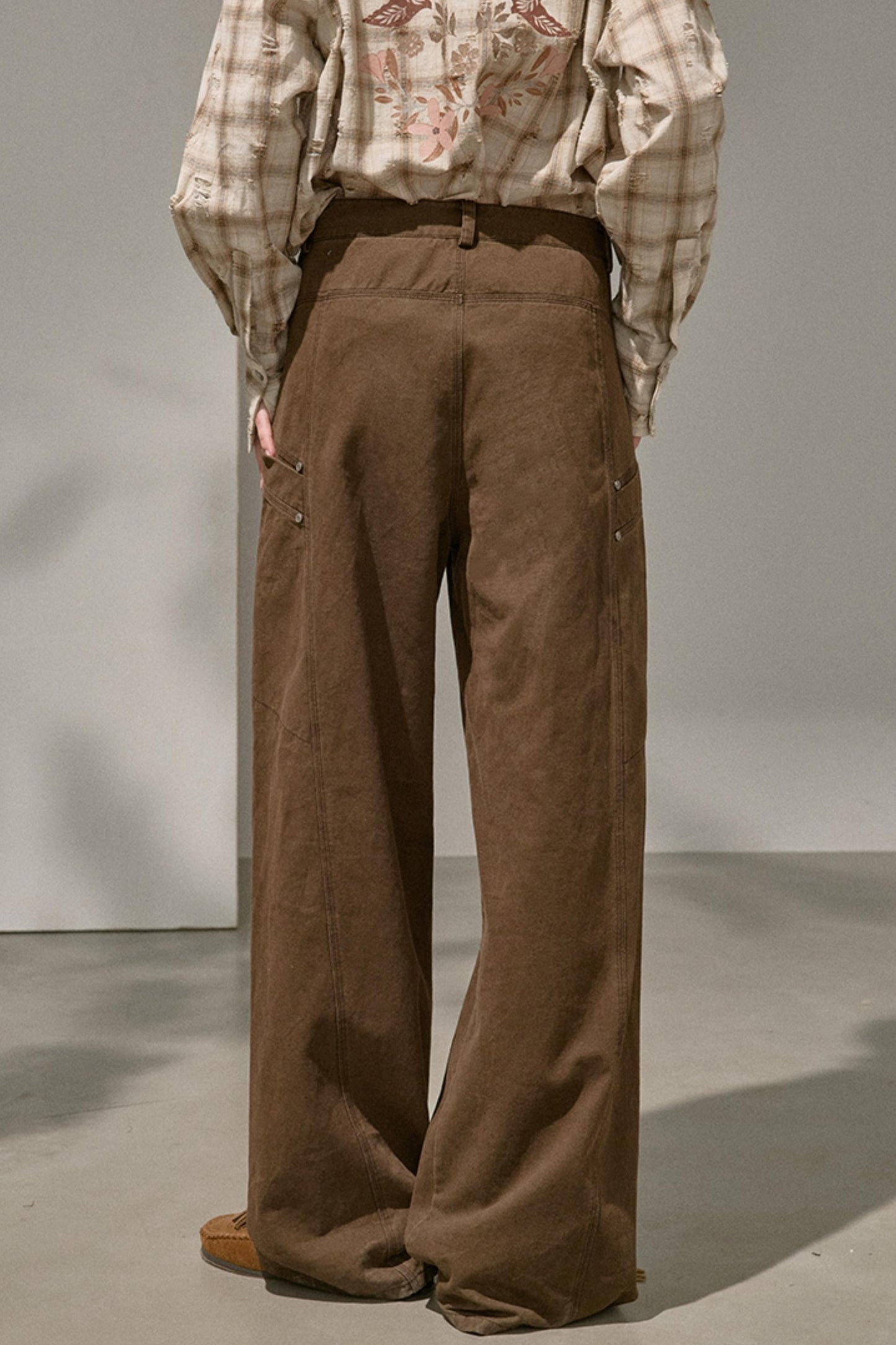 Luxury Riveted Casual Pants
