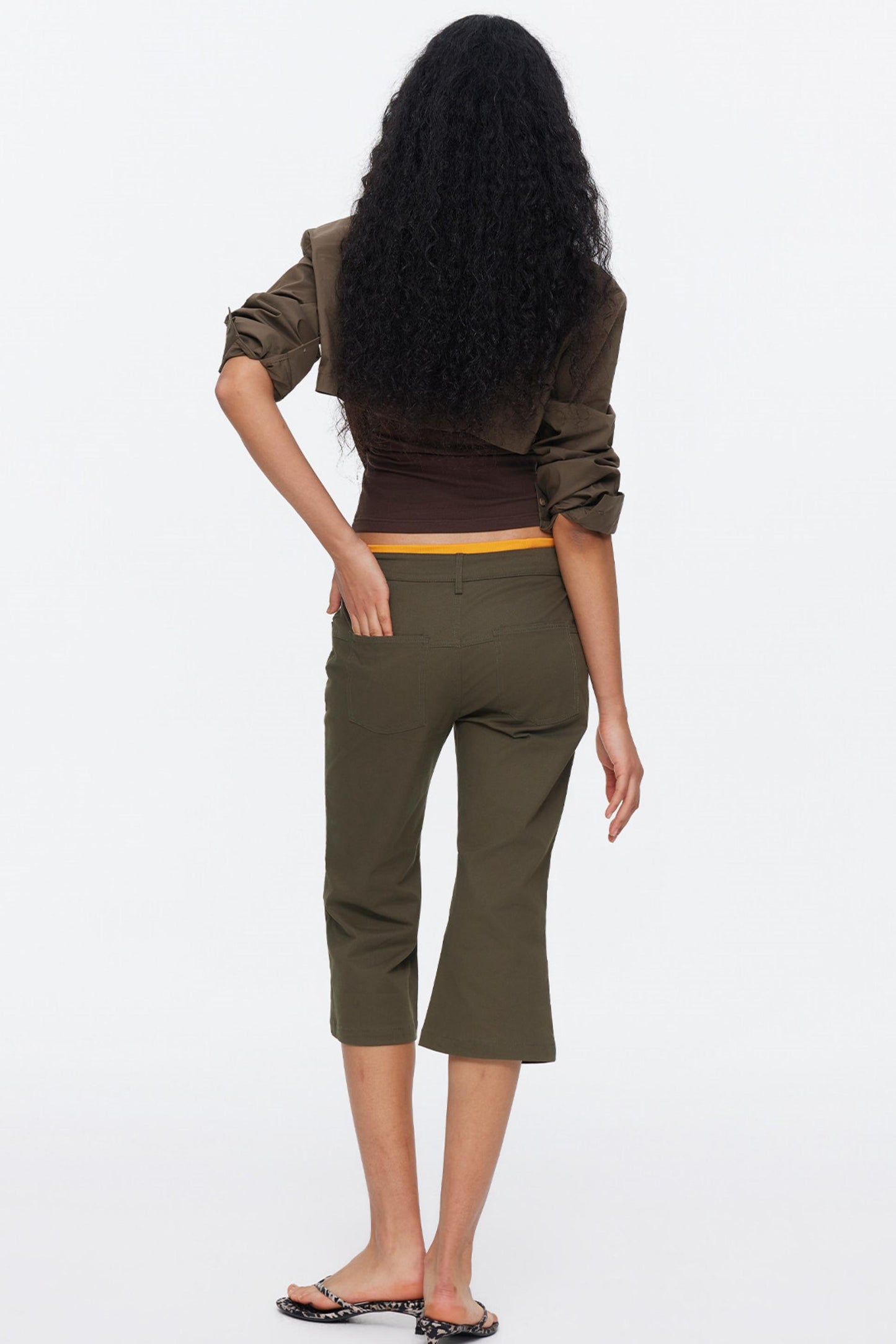 Contrasting Color Oversized Shirt