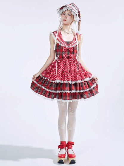 Puffy Princess Skirt Cute Sweet Niche Dress