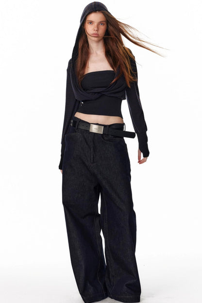 Slim Wool Striped Long Sleeve T-Shirt