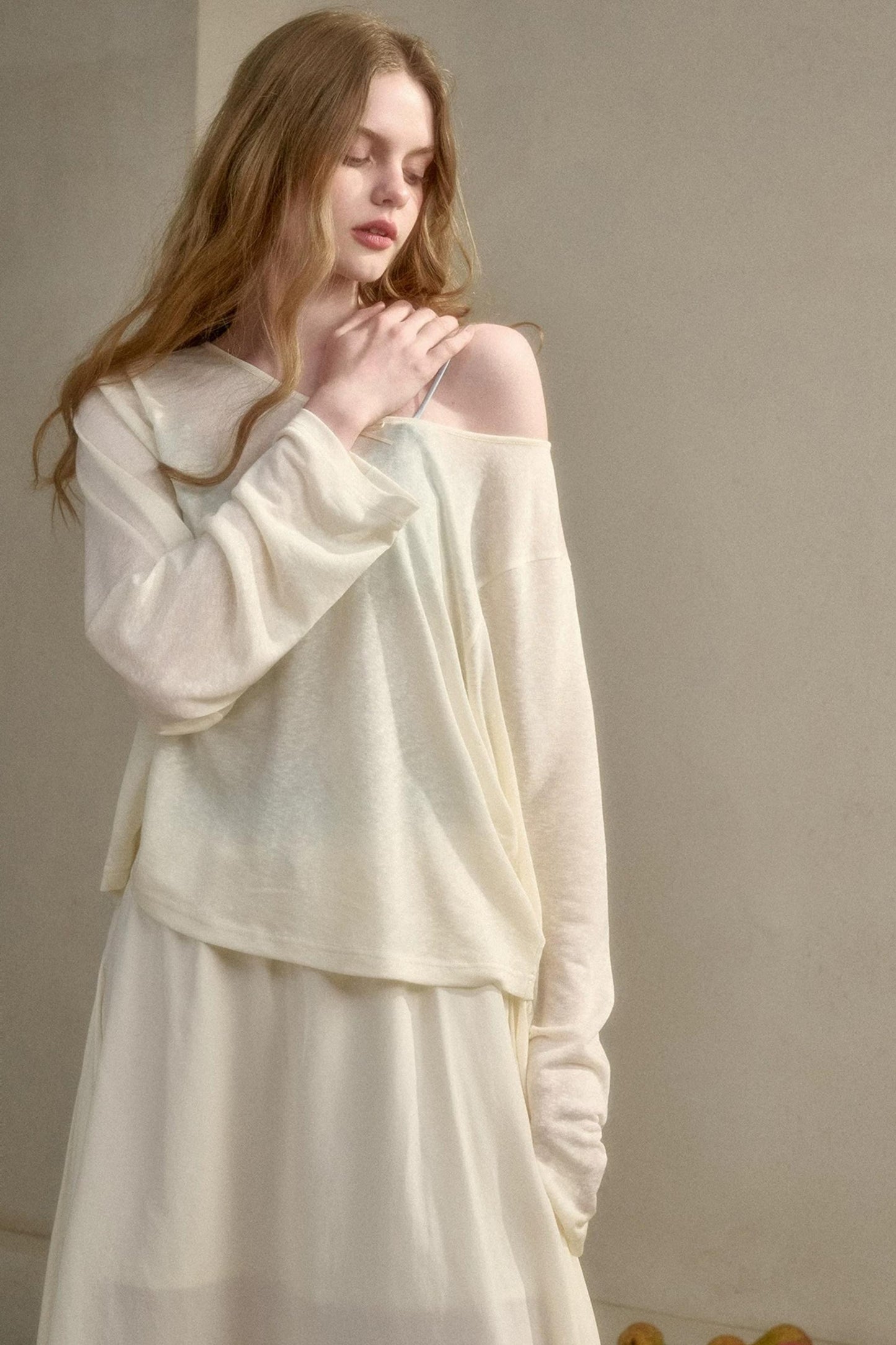 Natural Lyocell Cloud Blouse