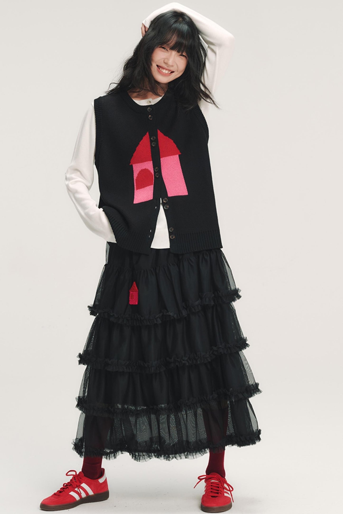 Red House Jacquard Wool Vest