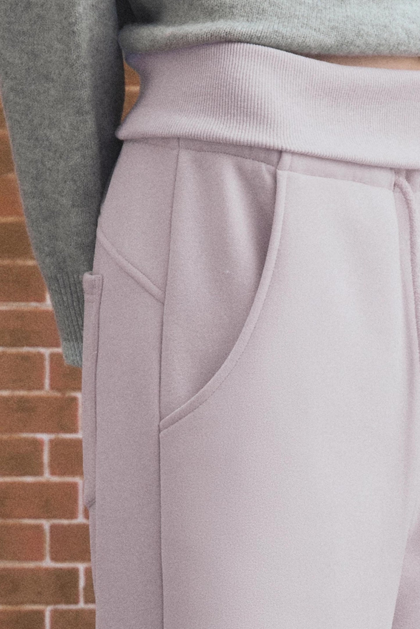 Simple Gray Fleece Sweatpants