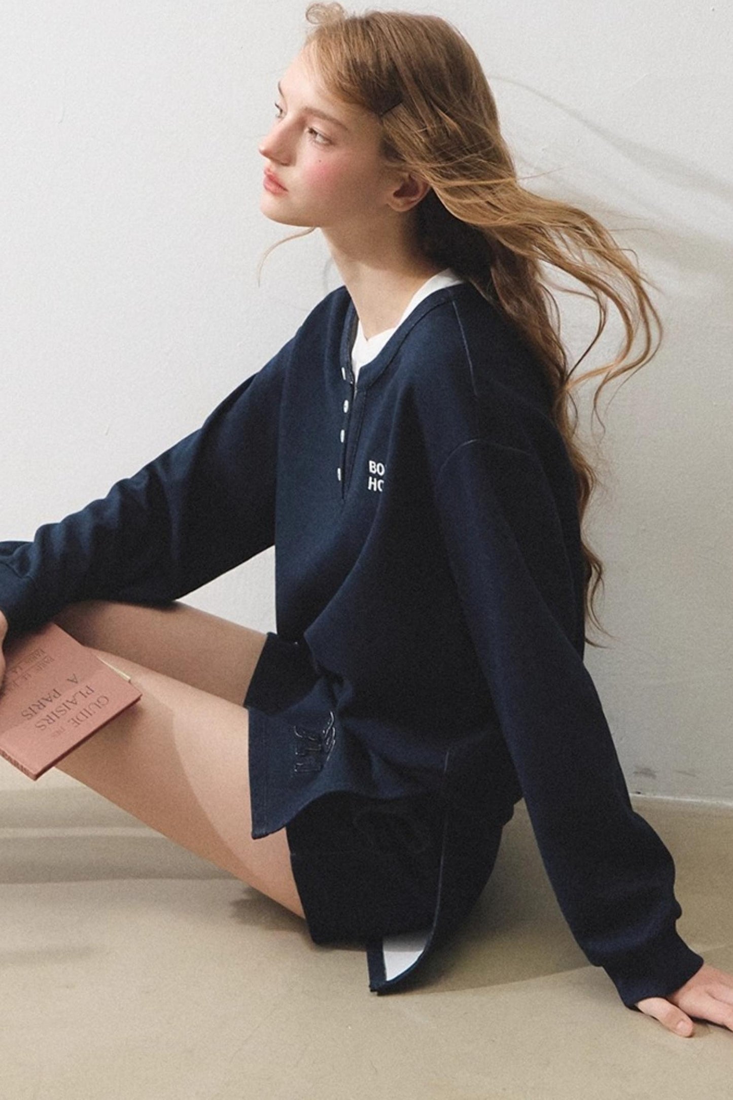 Mint Vintage Doppellagiges Sweatshirt