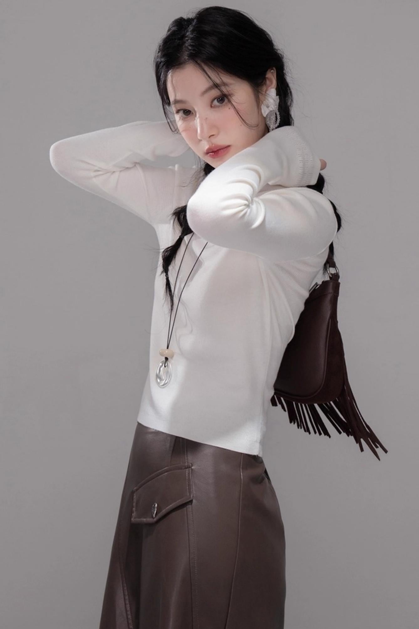 Bright Moon Wool Tempering Base Layer Top