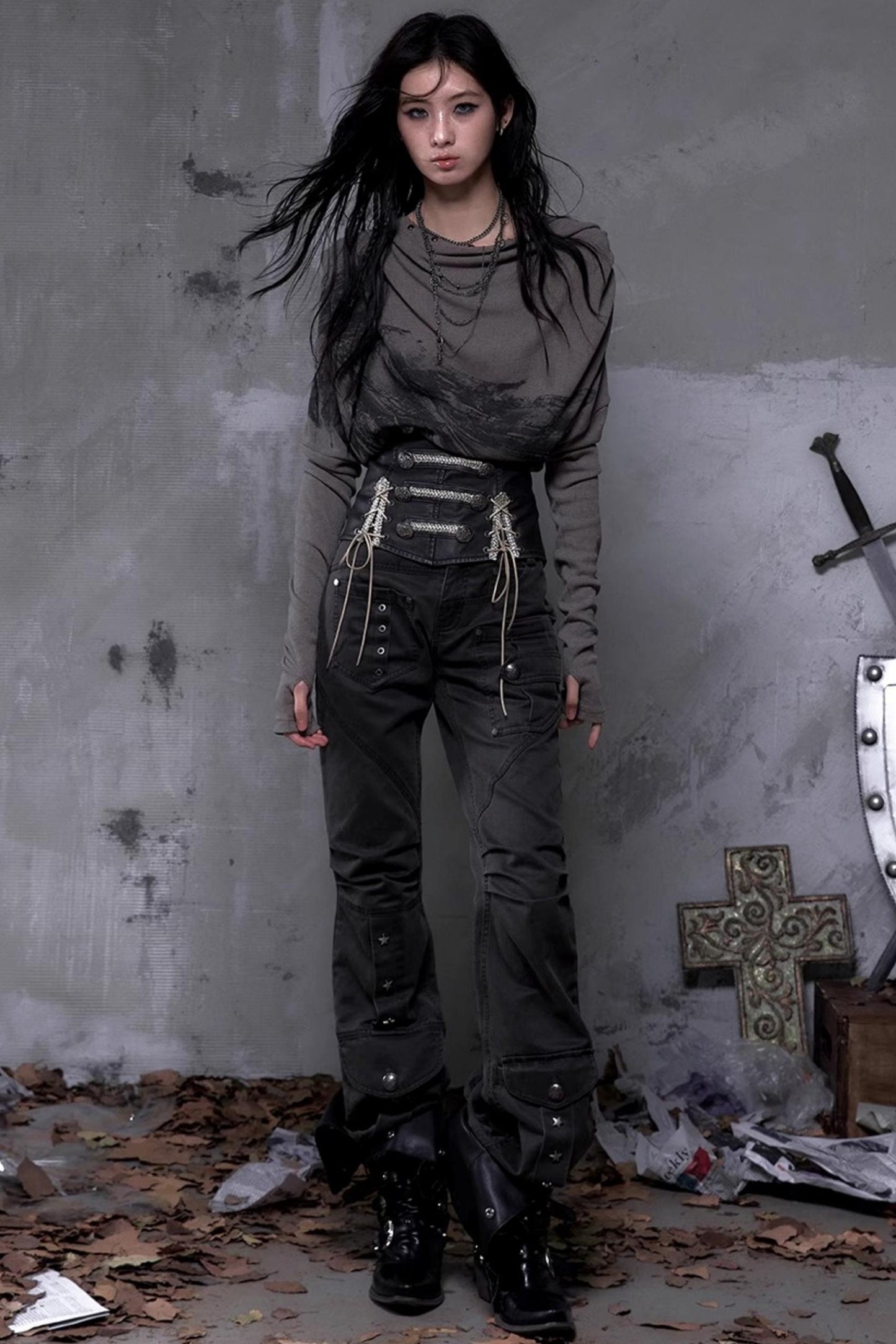 Vintage Knight Leather Waist Seal