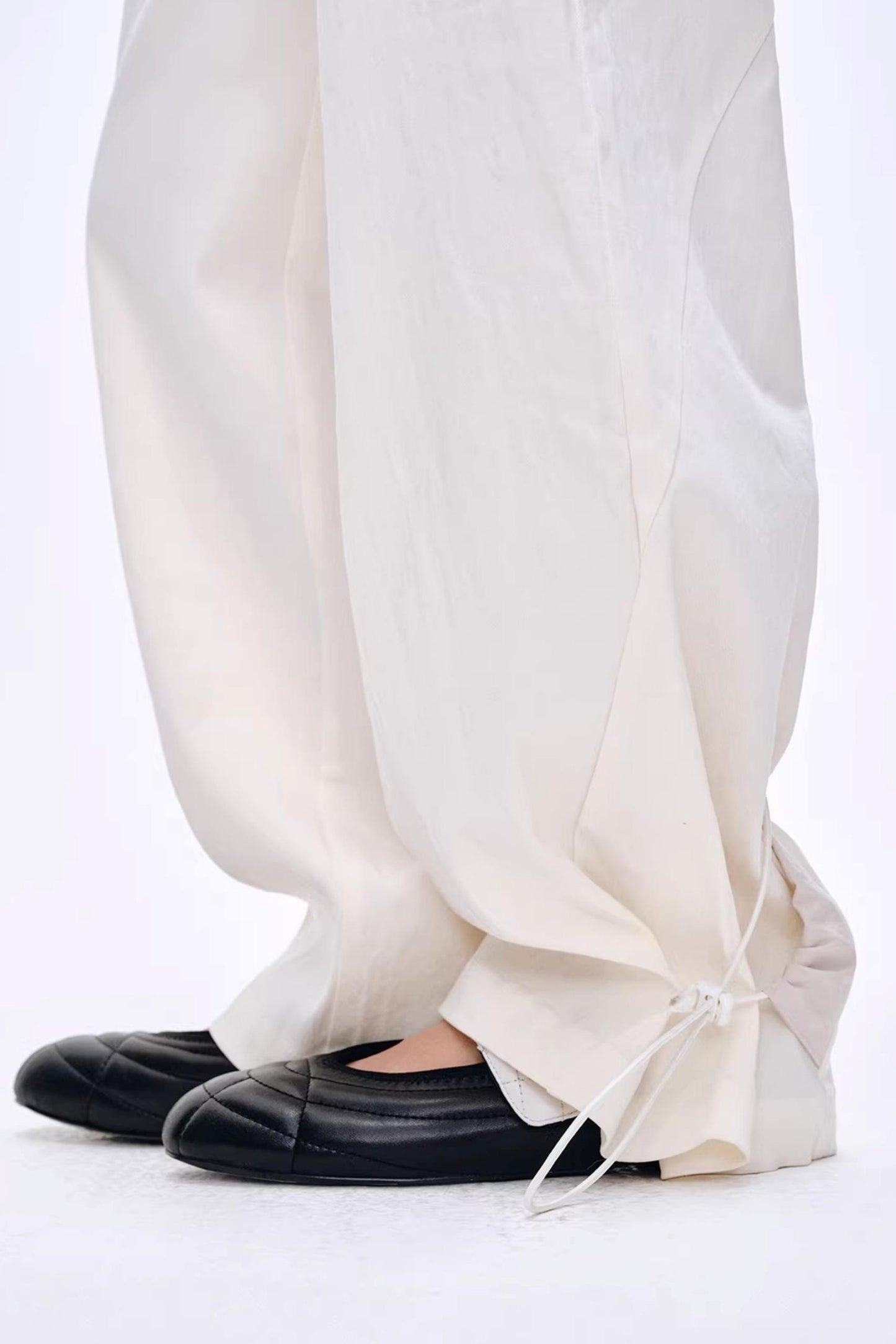 Lyocell Color-Block Pants