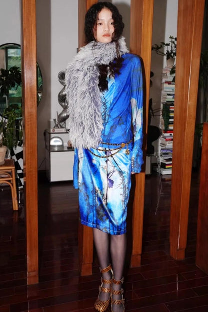 Autumn Niche Printed Sleeve Top