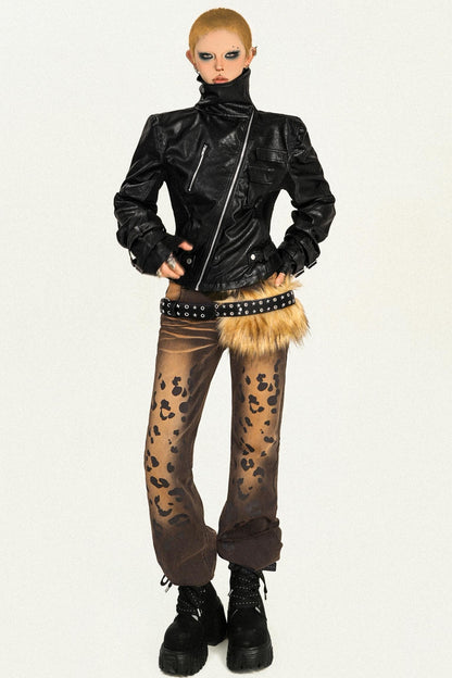 Black Punk Biker Jacket