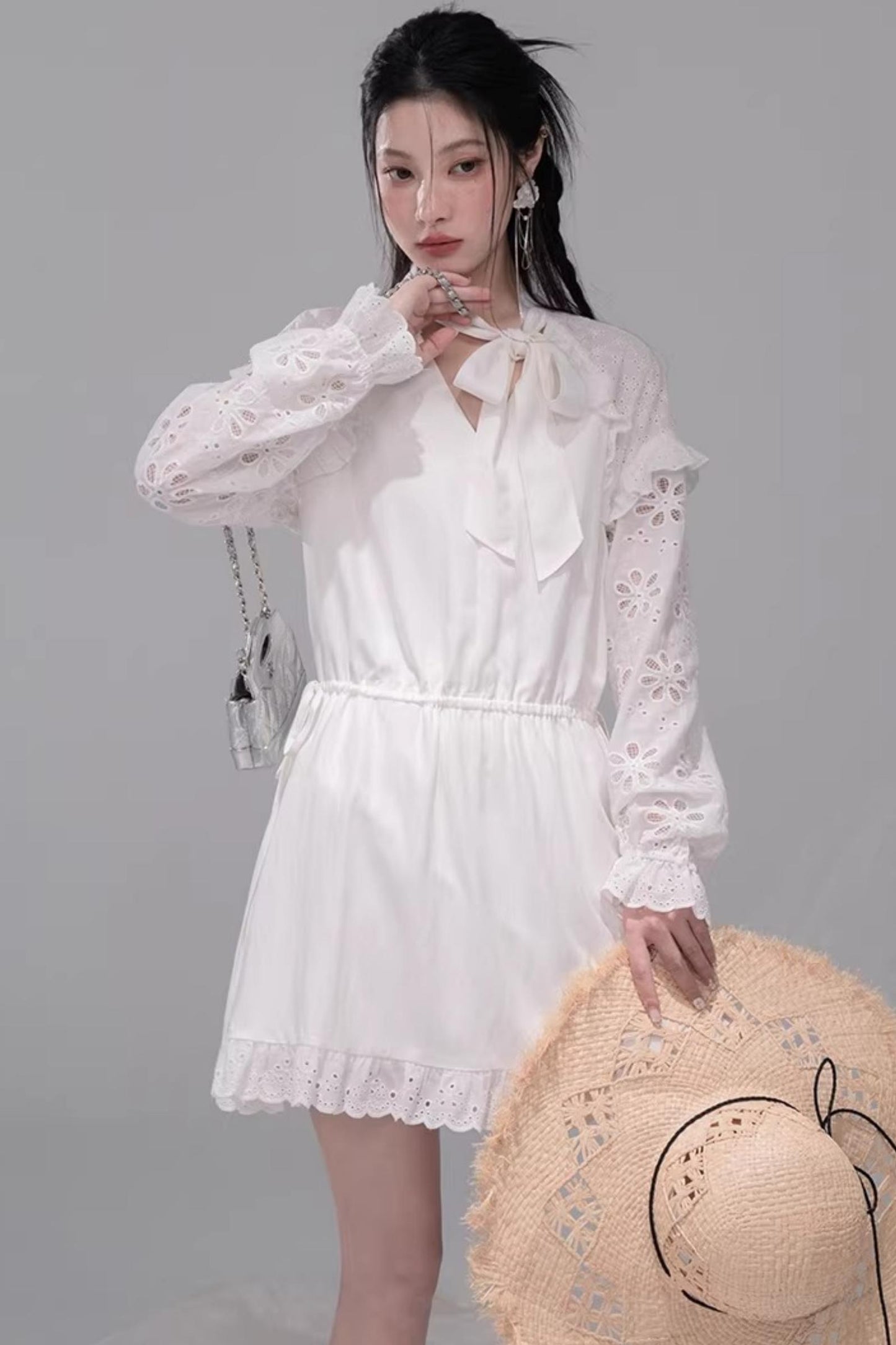 Holiday Lily-Of-The-Valley Dress