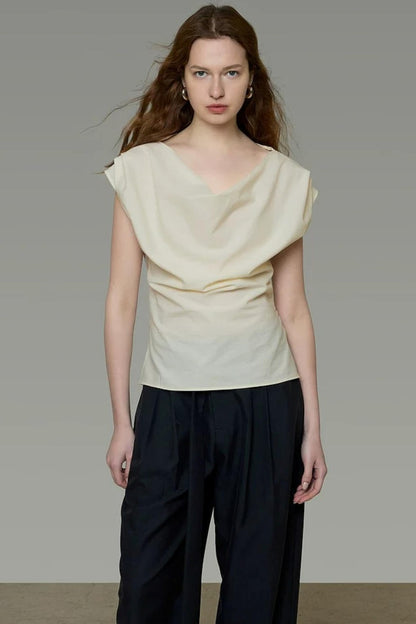 Flowing Collar Blouse