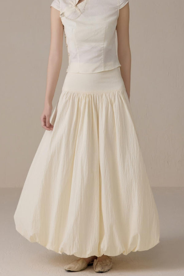 Romantic Cloud A-Line Skirt