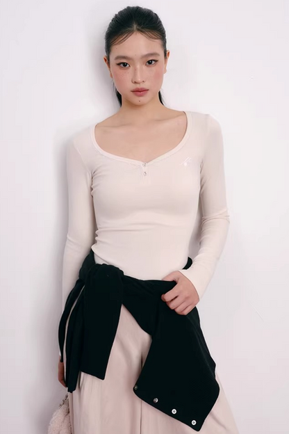 Color-Blocked Velvet Knit Cardigan