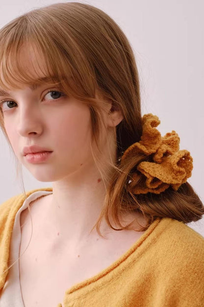 Multi-Color Lace Yarn Hair Tie