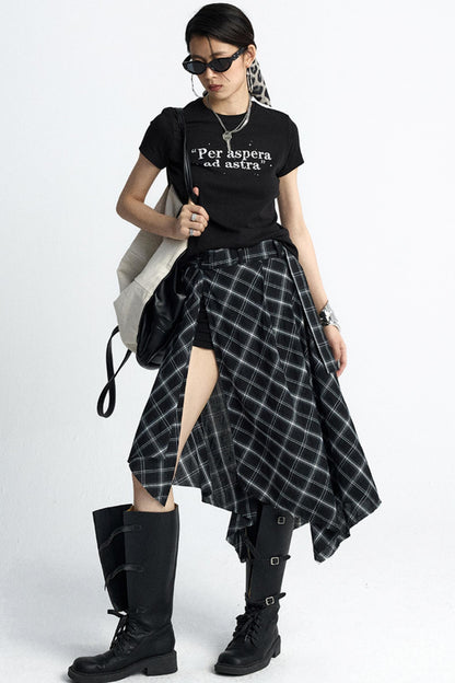 Mottled Chic Slouchy Tee