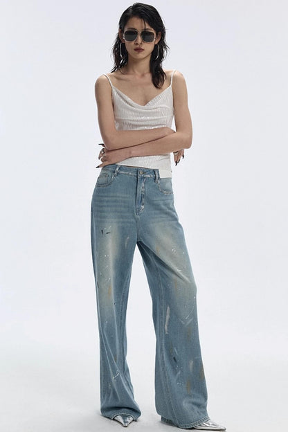 Summer Design Straight-Leg Pants