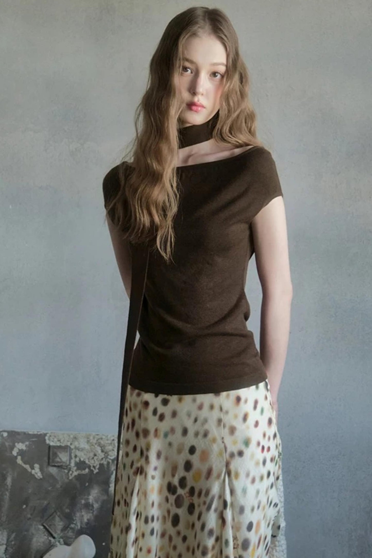Bouguereau Art Color Block Skirt Set-Up