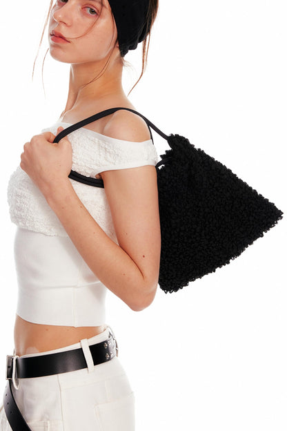 Chic Floral Pleat Bag