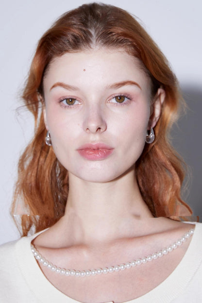 Moonlight White Earrings