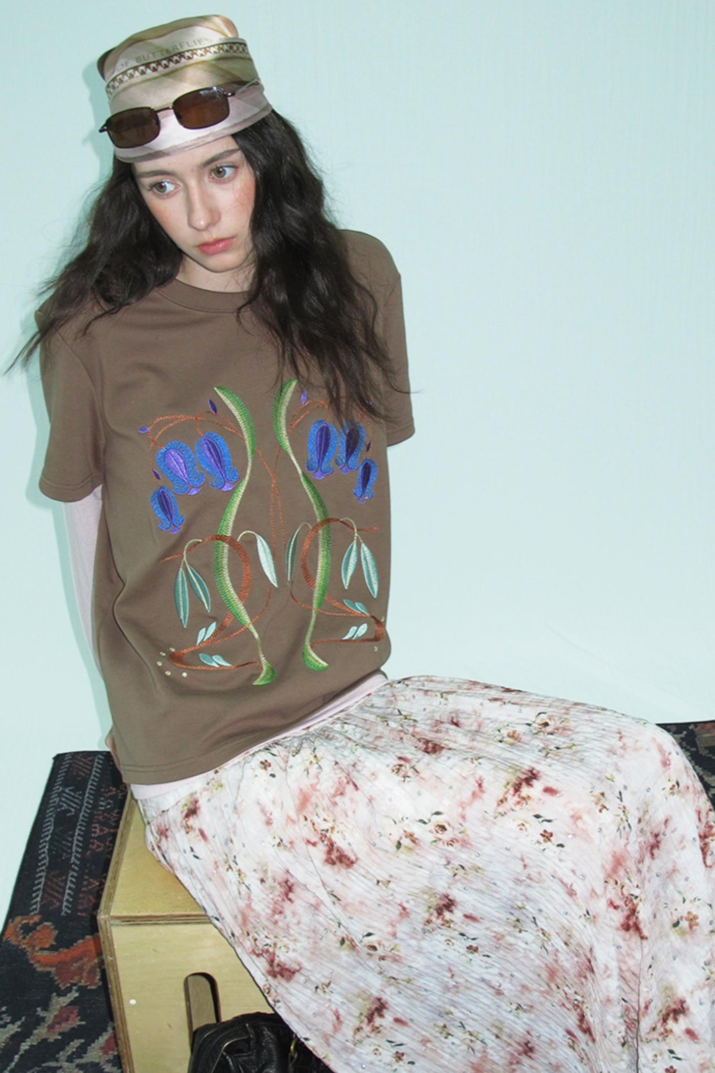 Brushed Knit Long Sleeve T-shirt