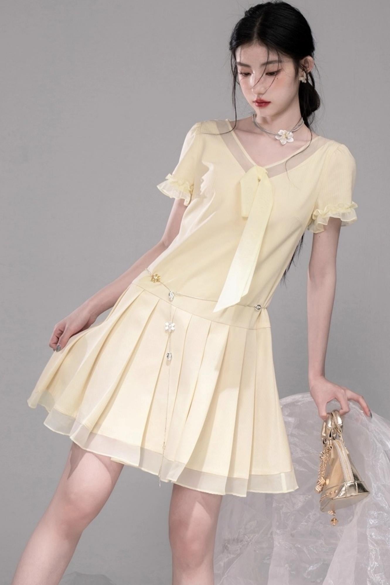 Sweet Character Patchwork Dress