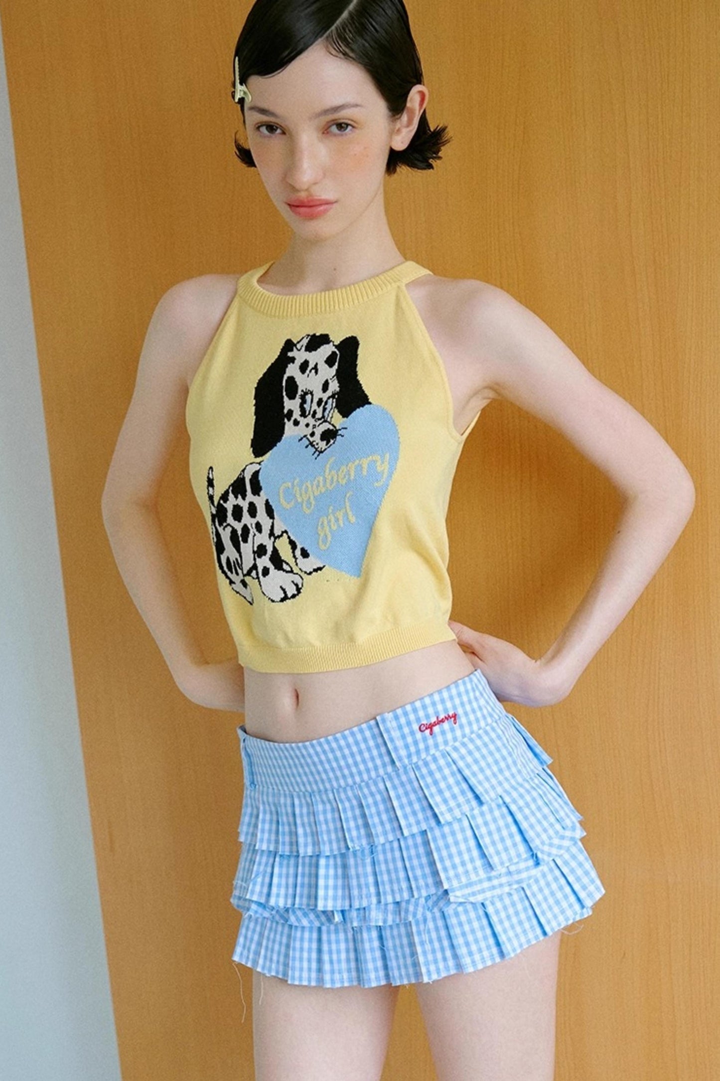 Yellow Dalmatian Puppy Top