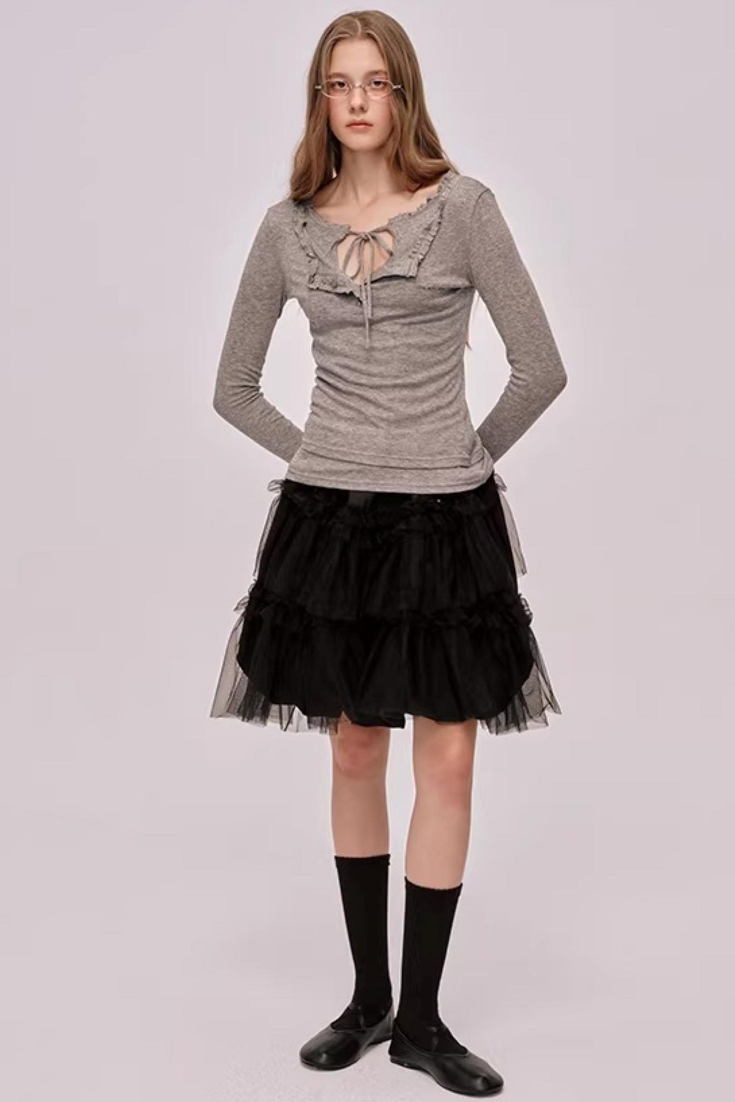 Aurora Lace Mesh Skirt