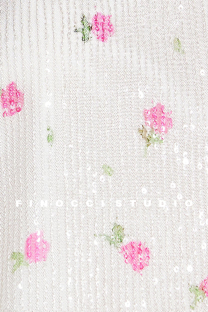 Sequin Rabbit Sleeve Shirt