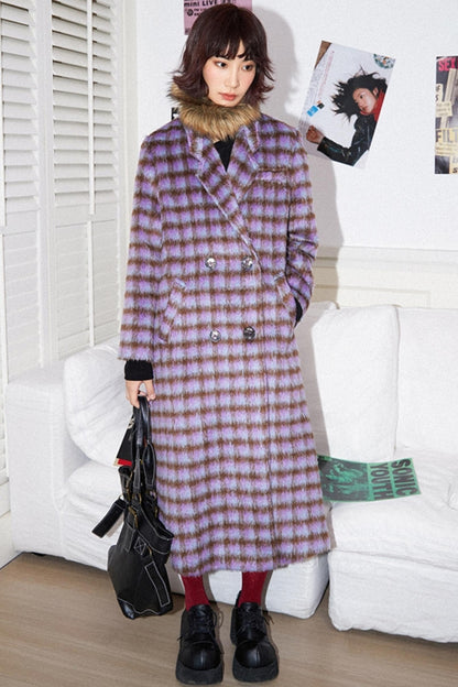 Vintage Check Long Coat