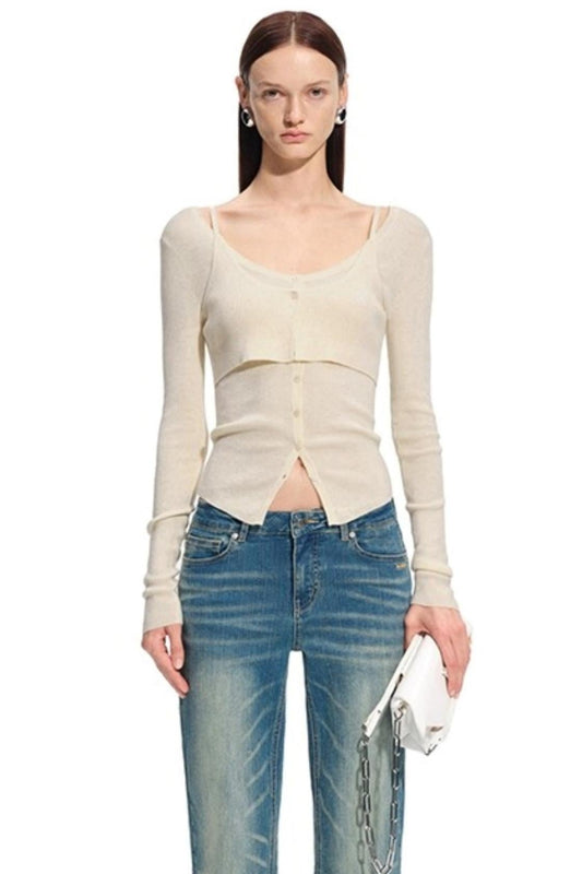 Bern Wool Blend Knit Cardigan