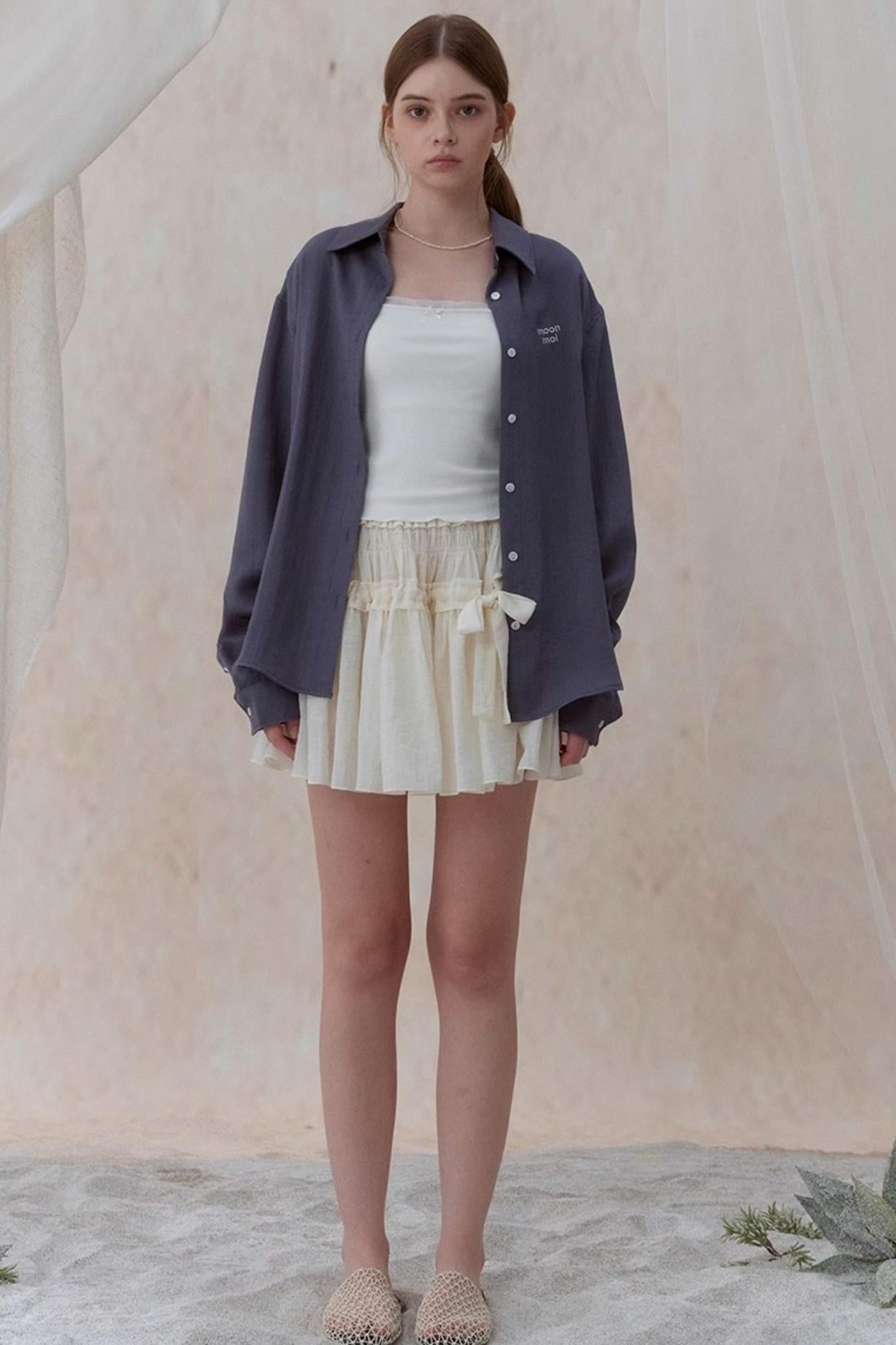 Sweet Bow A-line Mini Skirt