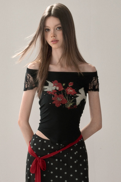 Lace Patchwork Summer Top
