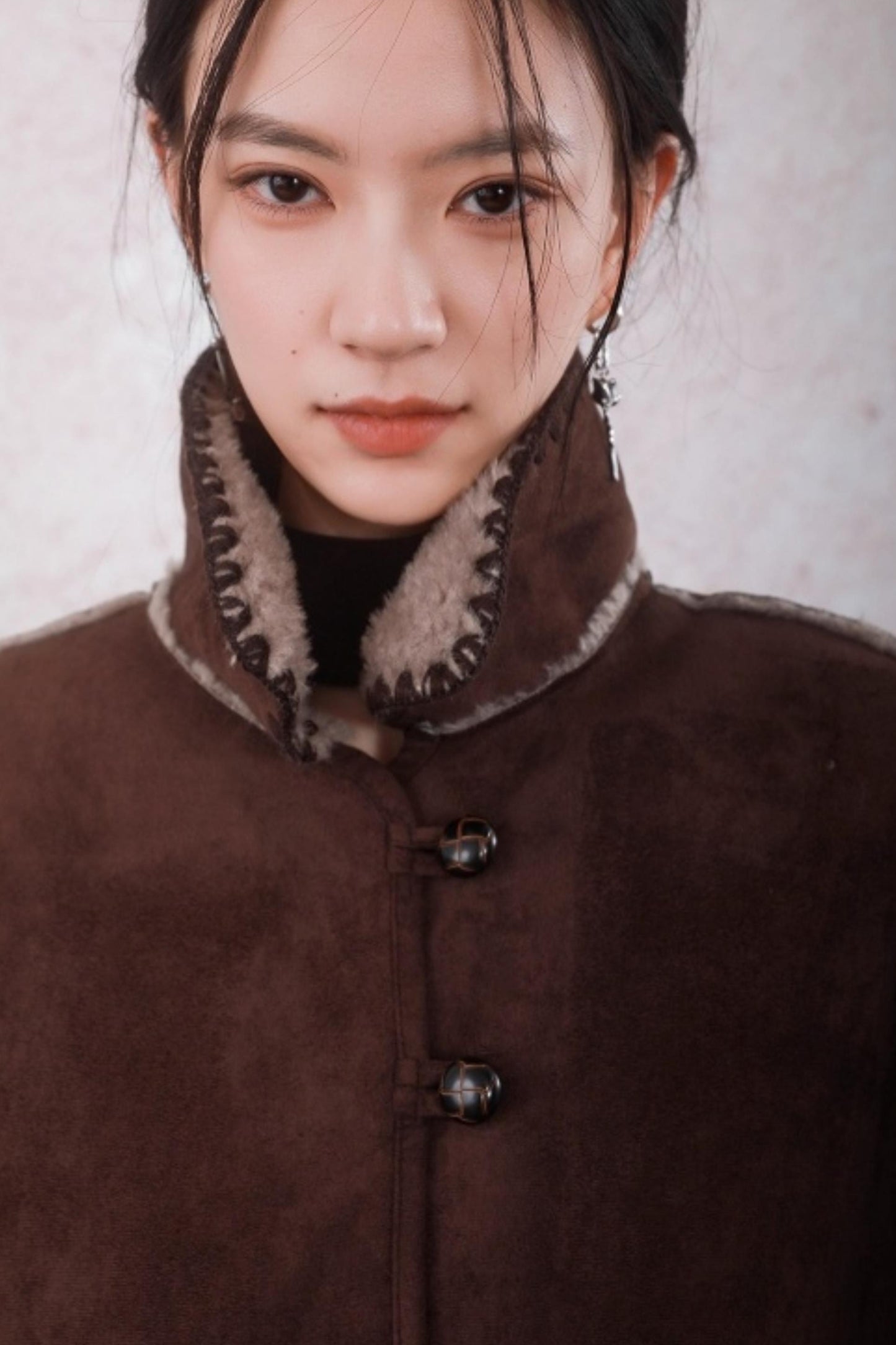 Brown Berry Plush Jacket