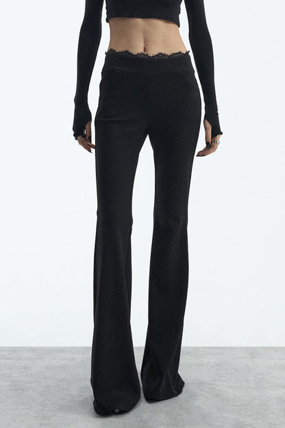 Black Flared Pants