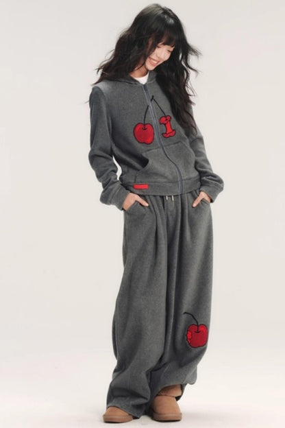 Hand-Painted 3D Embroidery Pants