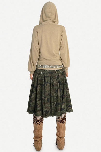 Autumn Hooded T-Shirt