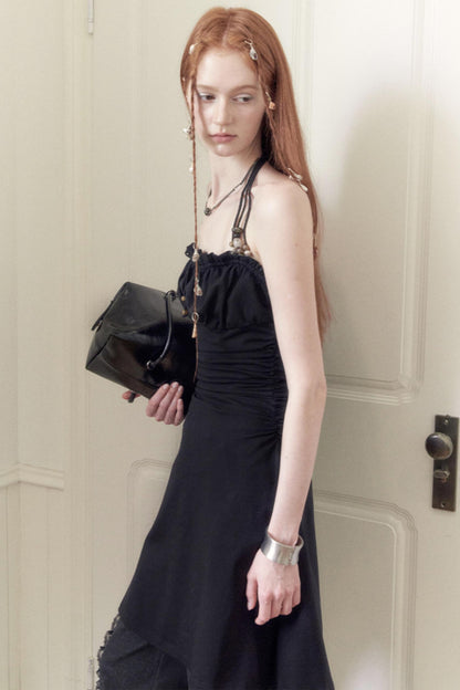 Black Beaded Summer Dress