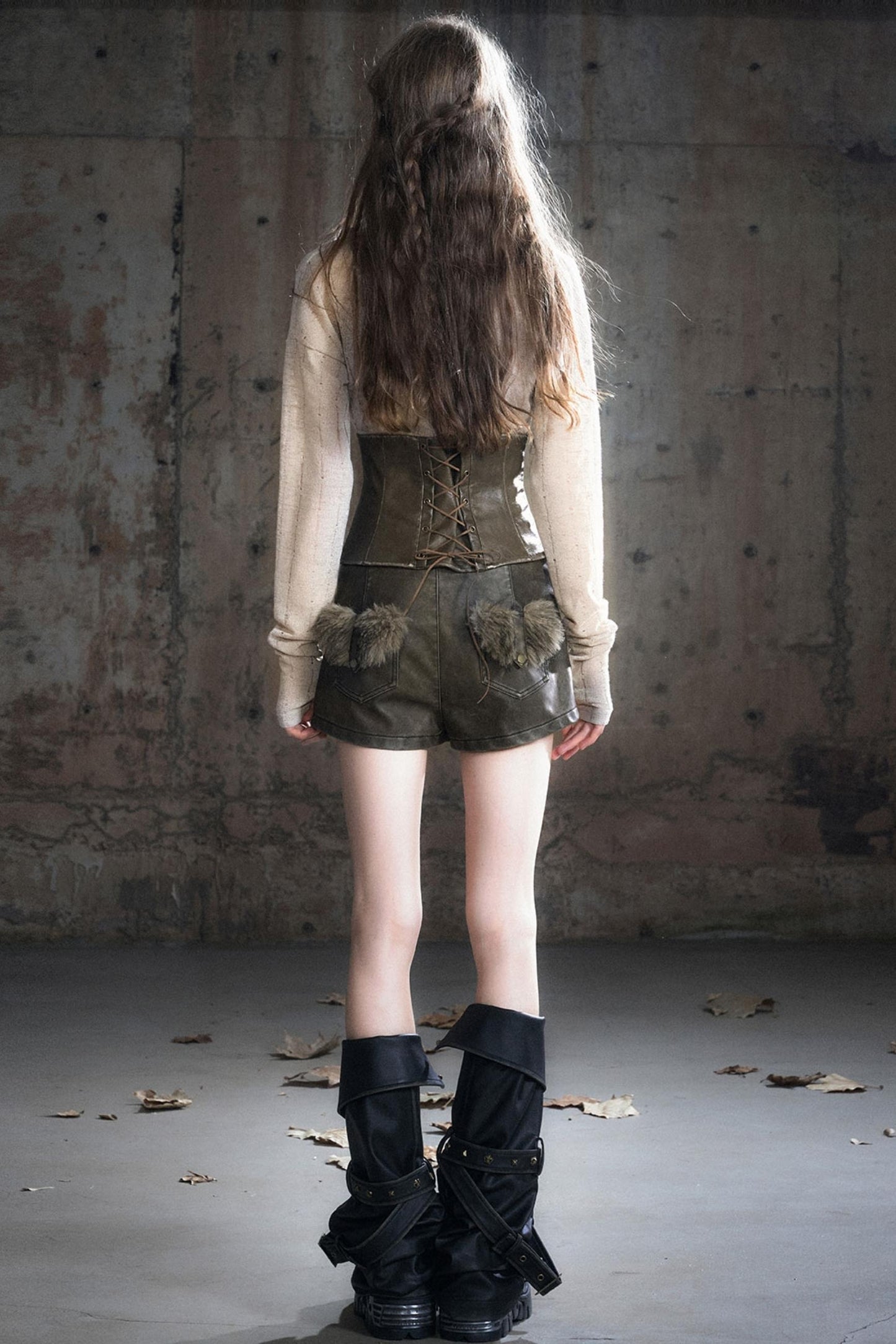 Polished Leather Boot Cover