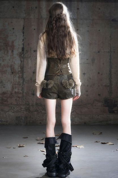 Polished Leather Boot Cover