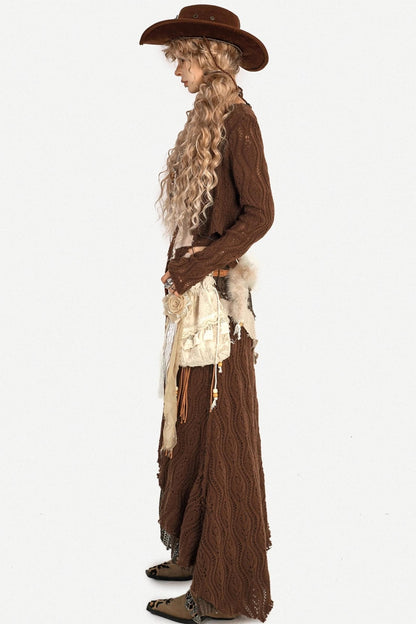 Milky Cool Art Skirt Set-Up